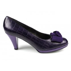 zapatos lila .7586l