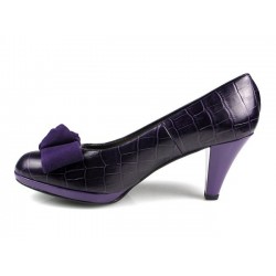 zapatos lila .7586l