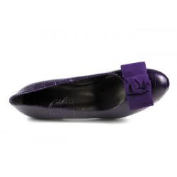 zapatos lila .7586l
