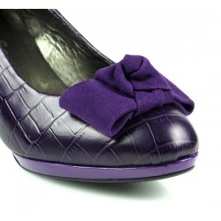 zapatos lila .7586l