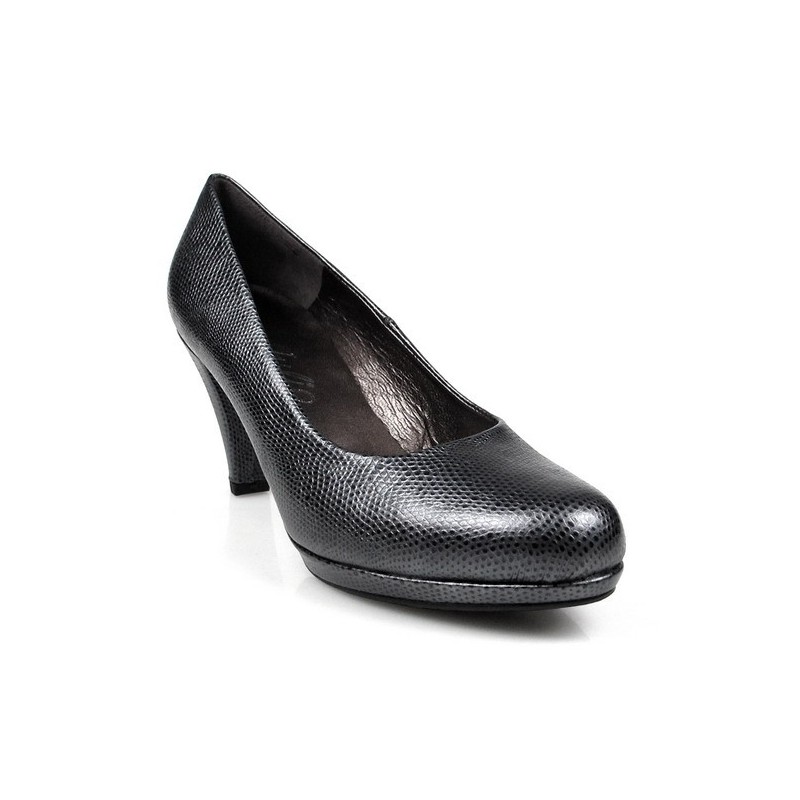 zapatos gris acero. 7586