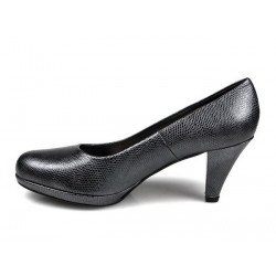 zapatos gris acero. 7586