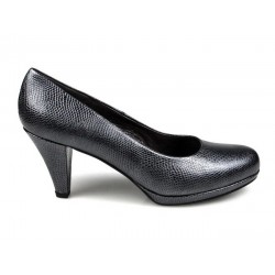 zapatos gris acero. 7586