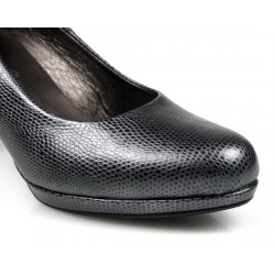 zapatos gris acero. 7586