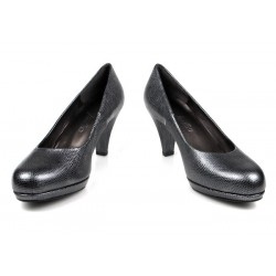 zapatos gris acero. 7586