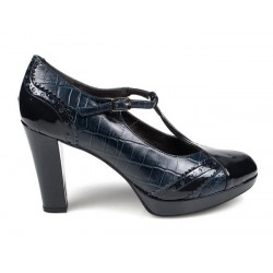 zapatos azules elegantes .9057