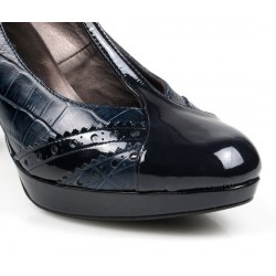 zapatos azules elegantes .9057