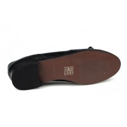 zapatos slippers negros.15013