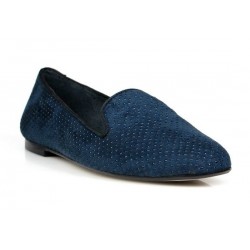 zapatos slippers azules 