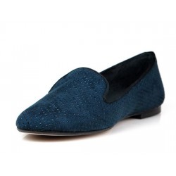 zapatos slippers azules 