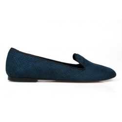 zapatos slippers azules 
