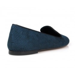 zapatos slippers azules 
