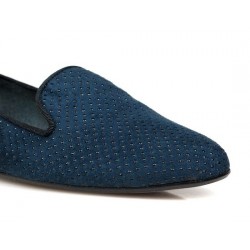 zapatos slippers azules 