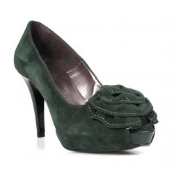 zapatos verdes de mujer 