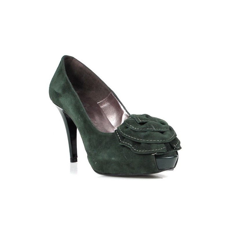 zapatos verdes de mujer 