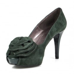 zapatos verdes de mujer 
