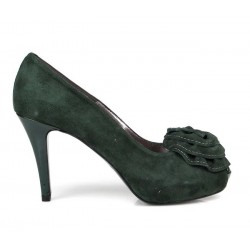 zapatos verdes de mujer 