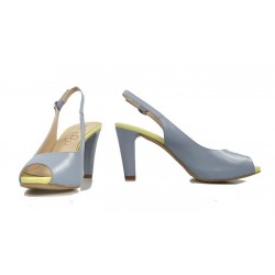peep toe destalonado azul 63