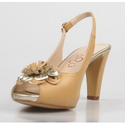 peep toe destalonado con flor central 65