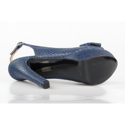 peep toe azul destalonado natura 