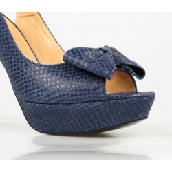 peep toe azul destalonado natura 