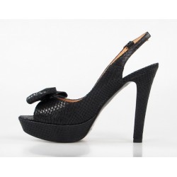 peep toe negro destalonado natura 