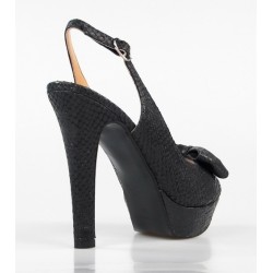 peep toe negro destalonado natura 