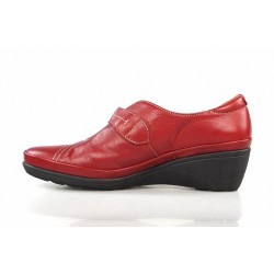 zapatos rojos con cuña .x308
