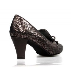 zapatos bronce con lazo .175