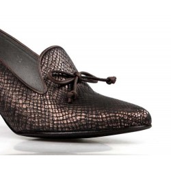 zapatos bronce con lazo .175