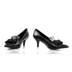 zapatos de puntera con lazo.1414