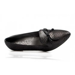 zapatos grises con lazo.175