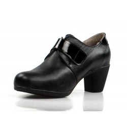 zapatos negros de plantilla extraible .14516