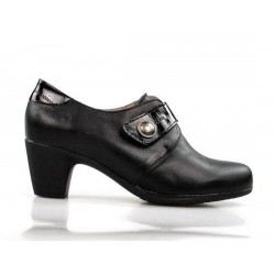 zapatos negros de plantilla extraible .14516