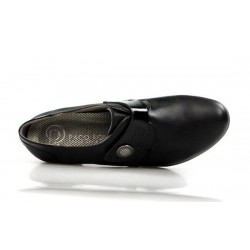 zapatos negros de plantilla extraible .14516