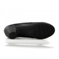 zapatos negros de plantilla extraible .14516