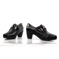 zapatos negros de plantilla extraible .14516