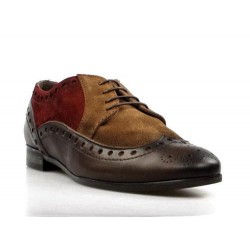 zapatos multi color tipo ingles. 15019