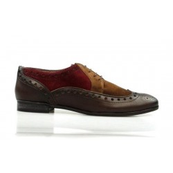 zapatos multi color tipo ingles. 15019