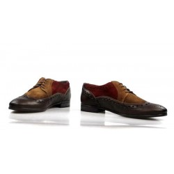 zapatos multi color tipo ingles. 15019