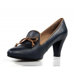 zapatos azules de tacón .175