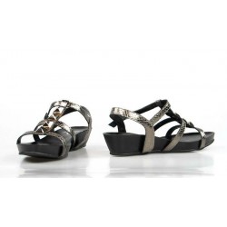 sandalia bio gris metal 504