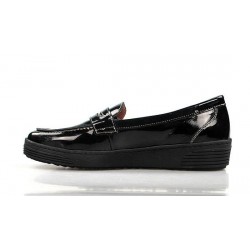 zapatos de charol negros .dakota