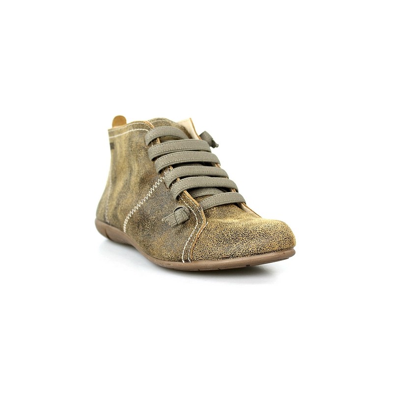 abotinados camel con cordones.1310