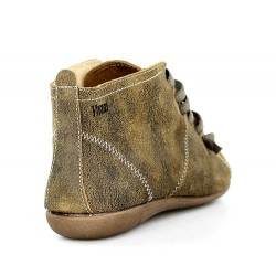 abotinados camel con cordones.1310