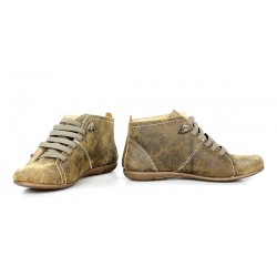 abotinados camel con cordones.1310