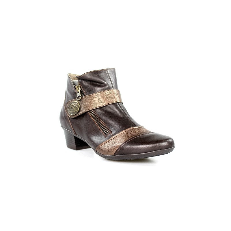 botines blandos marrones .pv7