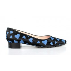 zapatos puntera corazones azules .gr