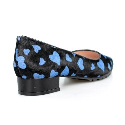 zapatos puntera corazones azules .gr