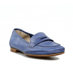 zapatos planos azules. x544